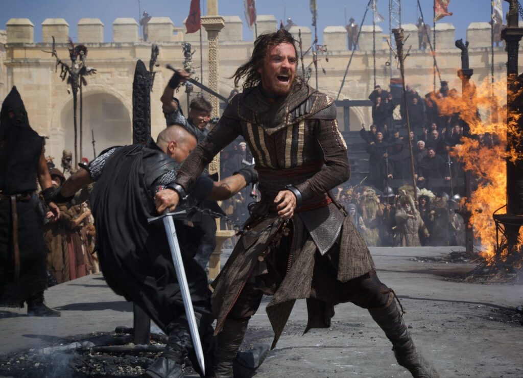 Assassins creed film vechtscene